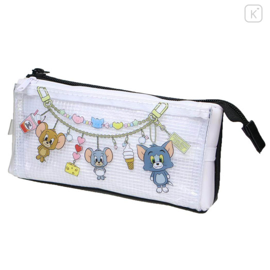 Japan Tom and Jerry Flap Pen Pouch Pencil Case - Love Food - 1