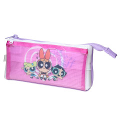 Japan The Powerpuff Girls Flap Pen Pouch Pencil Case - Pink Purple