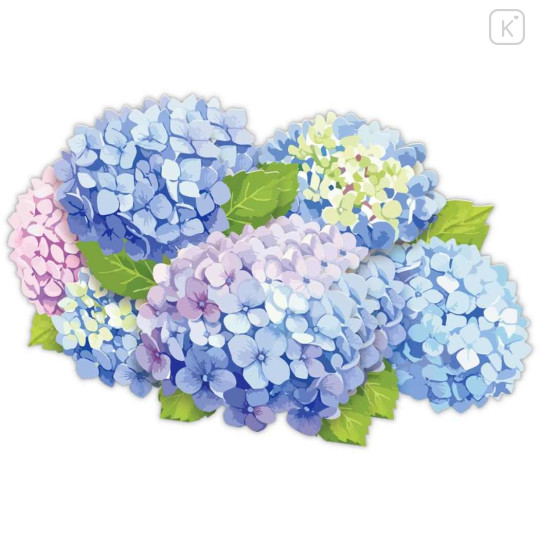 Japan Hallmark 3D Greeting Card - Sparkling Hydrangeas Early Summer Flower - 3