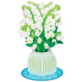 Japan Hallmark 3D Greeting Card - Lily of the Valley Early Summer Flower - 3