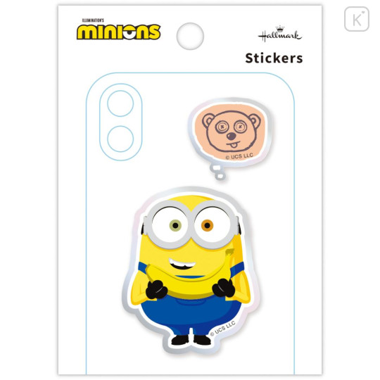 Japan Minions Acrylic Sticker - Minions : Bob & Tim Bear Banana - 2
