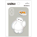 Japan Disney Acrylic Sticker - Baymax & Cat - 2