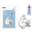 Japan Moomin Acrylic Sticker - Little My & Moomintroll : House - 1