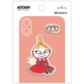 Japan Moomin Acrylic Sticker - Hattifatteners & Little My : Flower - 2