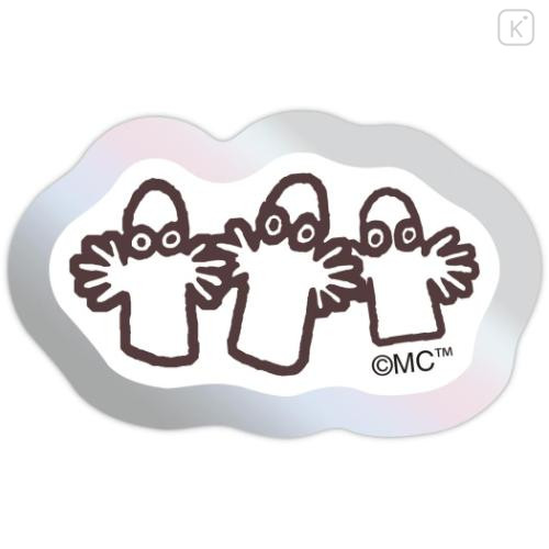 Japan Moomin Acrylic Sticker - Hattifatteners & Little My : Flower - 4