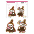 Japan Moomin Acrylic Sticker - Little My : Flower Butterfly - 1