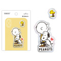Japan Peanuts Acrylic Sticker - Snoopy : Charlie Hug - 1