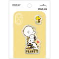 Japan Peanuts Acrylic Sticker - Snoopy : Charlie Hug - 2