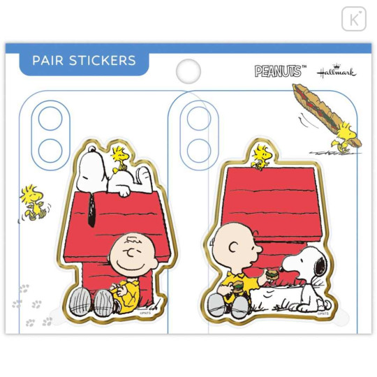 Japan Peanuts Acrylic Sticker - Snoopy : Charlie House - 2