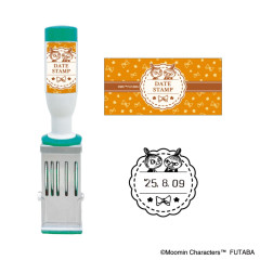 Japan Moomin Date Stamp - Little My : 80th Anniversary Sister Ribbon