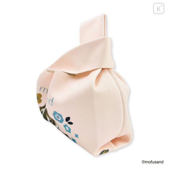 Japan Mofusand Jacquard Woven Mini Tote Bag - Squirrel Cat Pink - 6