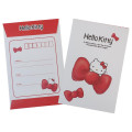 Japan Sanrio Stationery Letter Set - Hello Kitty : Big Ribbon Red - 3