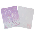 Japan Sanrio Stationery Letter Set - Kuromi : Dream Flower - 2