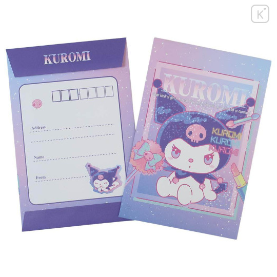 Japan Sanrio Stationery Letter Set - Kuromi : KUROMIfy the World - 3