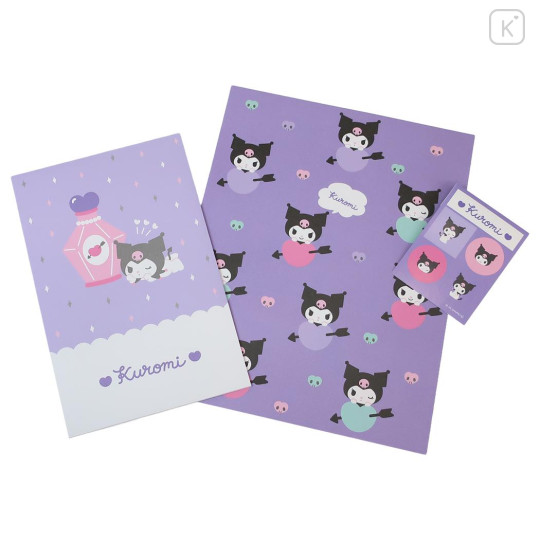 Japan Sanrio Stationery Letter Set - Kuromi : Beauty - 1