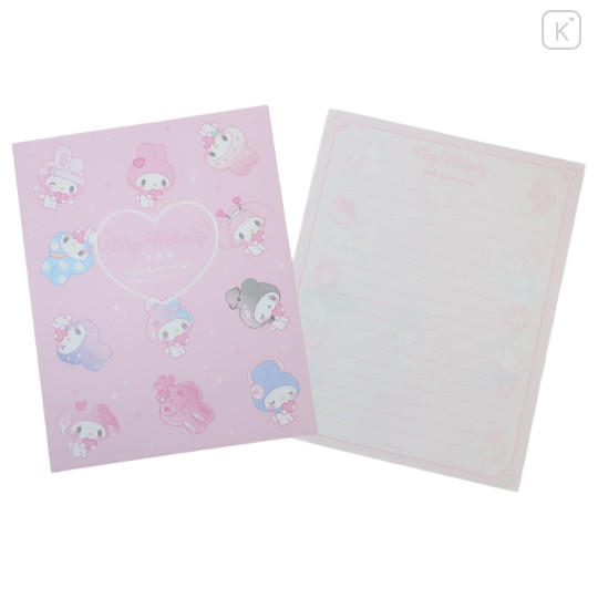Japan Sanrio Stationery Letter Set - My Melody : 50th Anniversary Colorful - 2