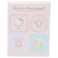 Japan Sanrio Stationery Letter Set - Characters Lineup Pink - 4