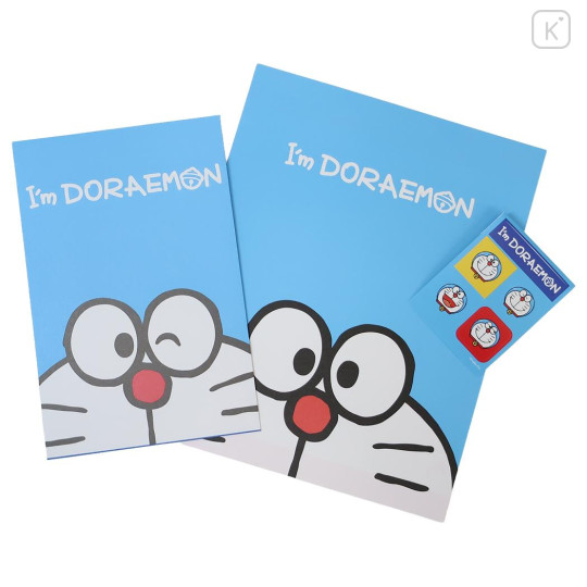 Japan Doraemon Stationery Letter Set - Doraemon : Face - 1