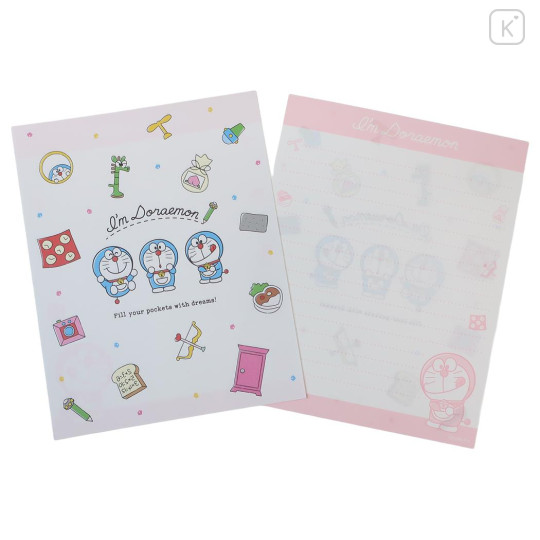 Japan Doraemon Stationery Letter Set - Doraemon : Funny Gadget - 2