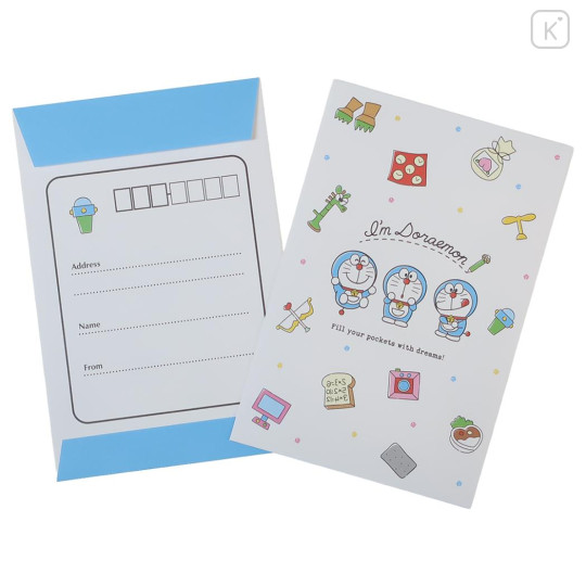 Japan Doraemon Stationery Letter Set - Doraemon : Funny Gadget - 3