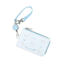 Japan Sanrio Pass Case with Reel - Cinnamoroll : After School Memories