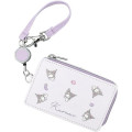 Japan Sanrio Pass Case with Reel - Kuromi : After School Memories - 1