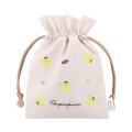 Japan Sanrio Drawstring Pouch - Pompompurin : After School Memories - 1