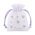 Japan Sanrio Drawstring Pouch - Kuromi : After School Memories - 1