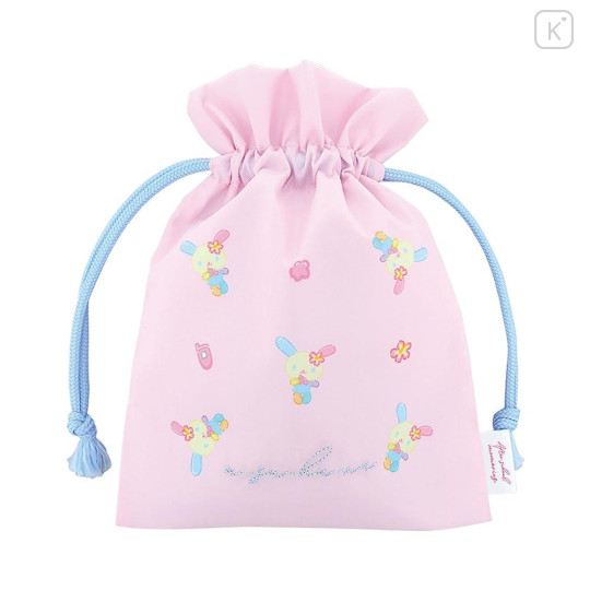 Japan Sanrio Drawstring Pouch - Usahana : After School Memories - 1