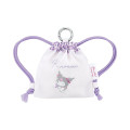 Japan Sanrio Mini Knapsack with Carabiner - Kuromi : After School Memories - 1