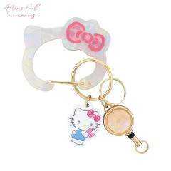 Japan Sanrio Carabiner with Reel - Hello Kitty : After School Memories