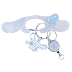 Japan Sanrio Carabiner with Reel - Cinnamoroll : After School Memories