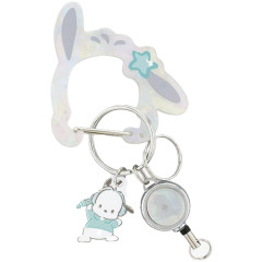 Japan Sanrio Carabiner with Reel - Pochacco : After School Memories