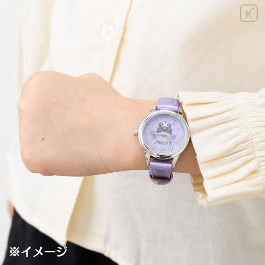 Japan Sanrio Original Kids Watch - Kuromi - 5