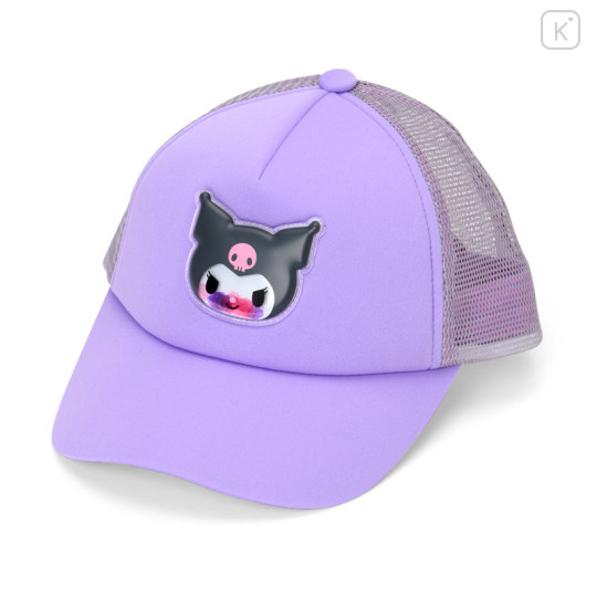 Japan Sanrio Original Kids Mesh Cap - Kuromi - 1