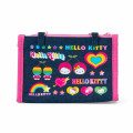 Japan Sanrio Denim Pouch - Hello Kitty : Heart-fluttering Heisei Girl - 2