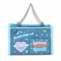 Japan Sanrio Denim Pouch - Cinnamoroll : Heart-fluttering Heisei Girl - 1