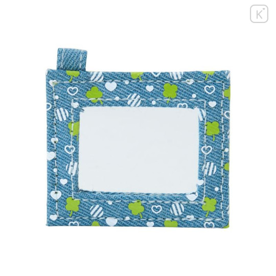 Japan Sanrio Denim Pouch - Sugarbunnies : Heart-fluttering Heisei Girl - 4