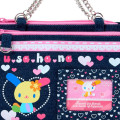 Japan Sanrio Denim Pouch - Usahana : Heart-fluttering Heisei Girl - 6