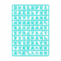 Japan Sanrio Original Custom Alphabet Parts - Maipachirun Hiragana Green - 1