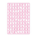Japan Sanrio Original Custom Alphabet Parts - Maipachirun Hiragana Pink - 1
