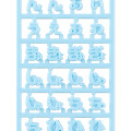 Japan Sanrio Original Custom Alphabet Parts - Maipachirun Special Hiragana Blue - 2