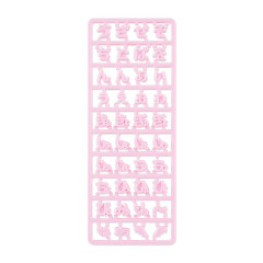 Japan Sanrio Original Custom Alphabet Parts - Maipachirun Special Hiragana Pink