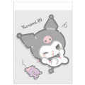 Japan Sanrio Mini Notepad - Kuromi : Look At Me Rolling - 1