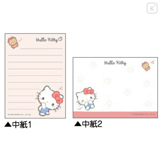 Japan Sanrio Mini Notepad - Hello Kitty & Tiny Chum : Look At Me Rolling - 2