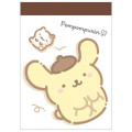 Japan Sanrio Mini Notepad - Pompompurin : Look At Me Rolling - 1