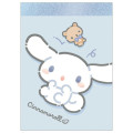 Japan Sanrio Mini Notepad - Cinnamoroll : Look At Me Rolling - 1