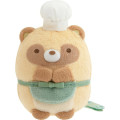 Japan San-X Tenori Plush (SS) - Sumikko Gurashi : Raccoon Tanuki Round Restaurant - 1