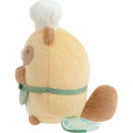 Japan San-X Tenori Plush (SS) - Sumikko Gurashi : Raccoon Tanuki Round Restaurant - 2