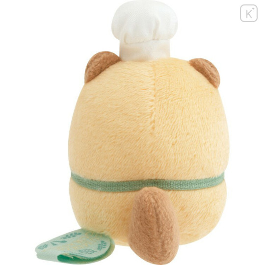 Japan San-X Tenori Plush (SS) - Sumikko Gurashi : Raccoon Tanuki Round Restaurant - 3